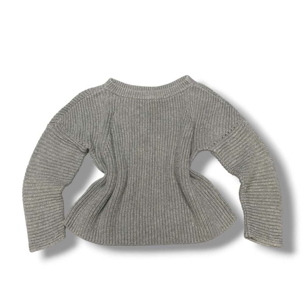 Polo Ralph Lauren Ribbed Knit Sweater Size S/P Gray